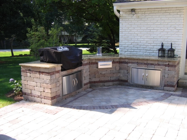 Brick Outdoor Kitchen